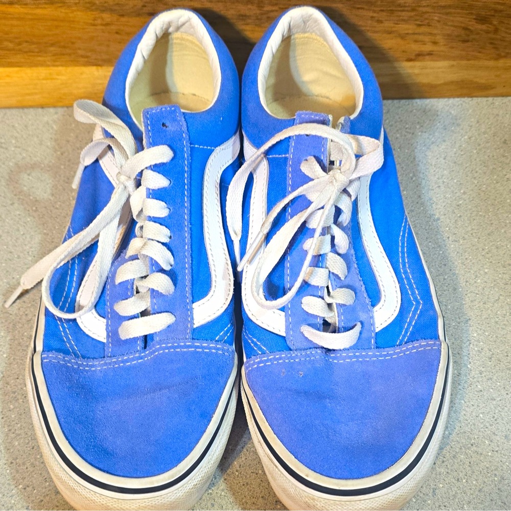 Vans Men's Old Skool Ultramarine/True White Shoe Size 7.5 Light Blue